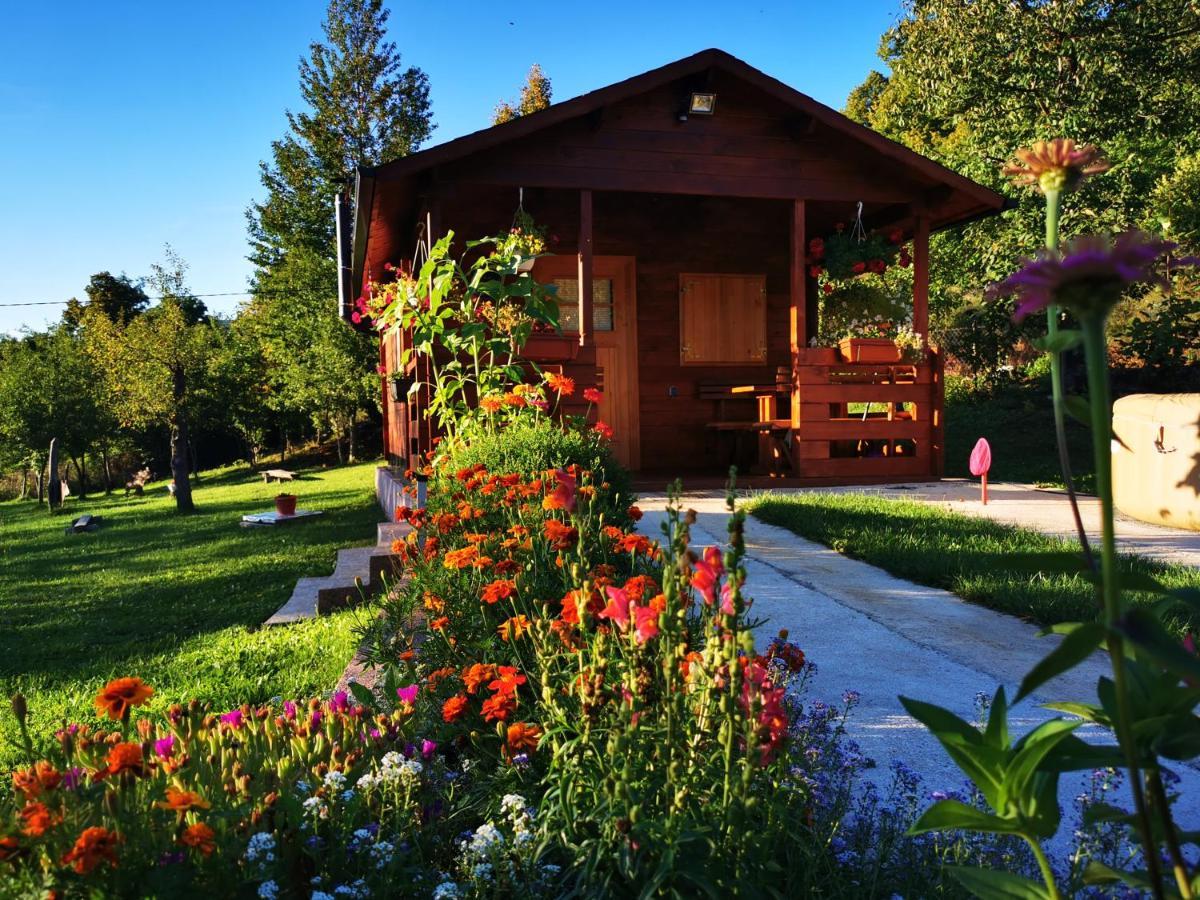 Cottage La Sierra With Jacuzzi Korenica Dış mekan fotoğraf