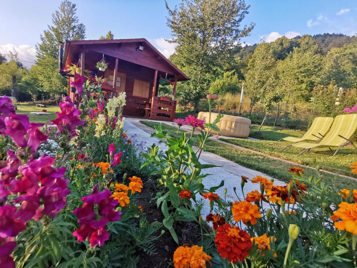 Cottage La Sierra With Jacuzzi Korenica Dış mekan fotoğraf